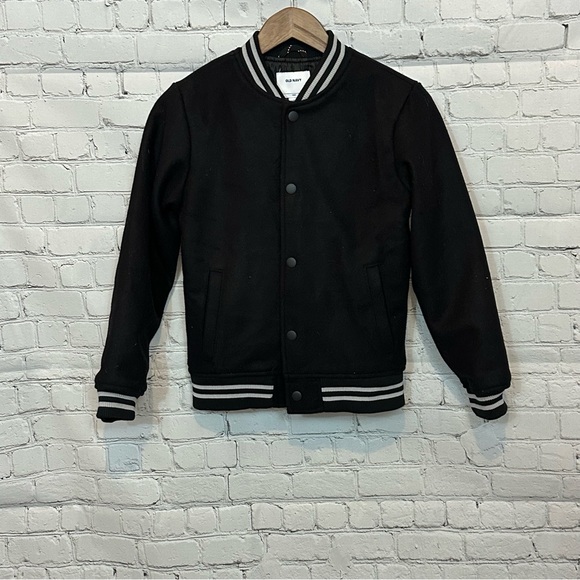 Old Navy kids black bomber jacket - Picture 1 of 5